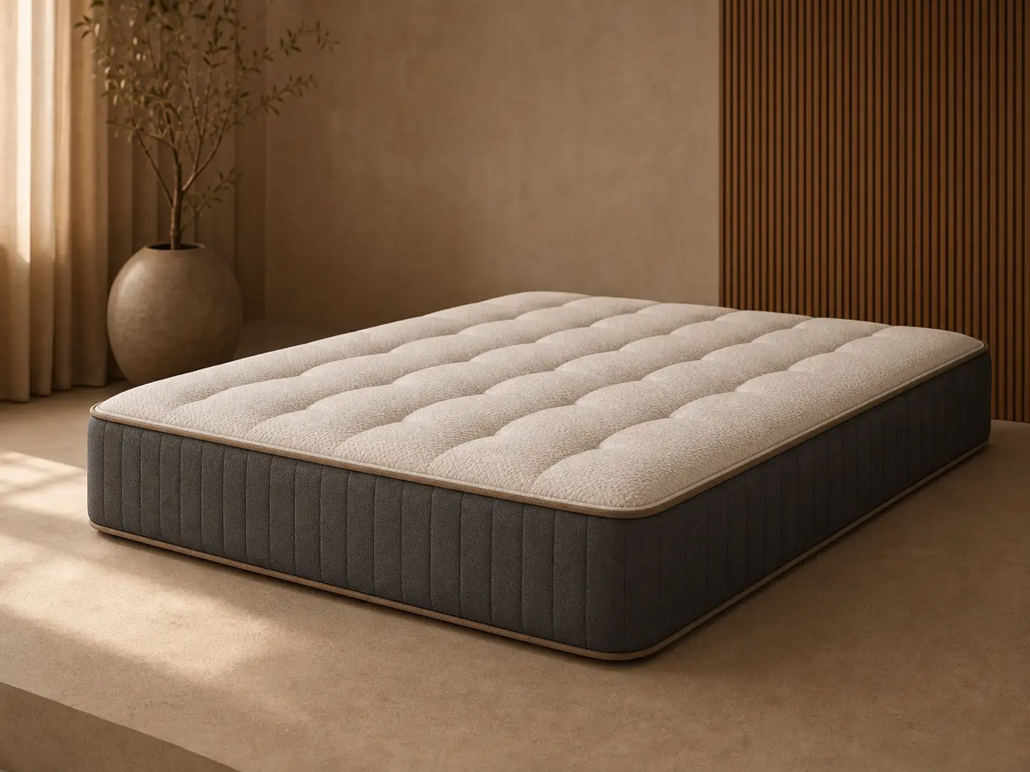 Herra smart mattress in a quiet bedroom