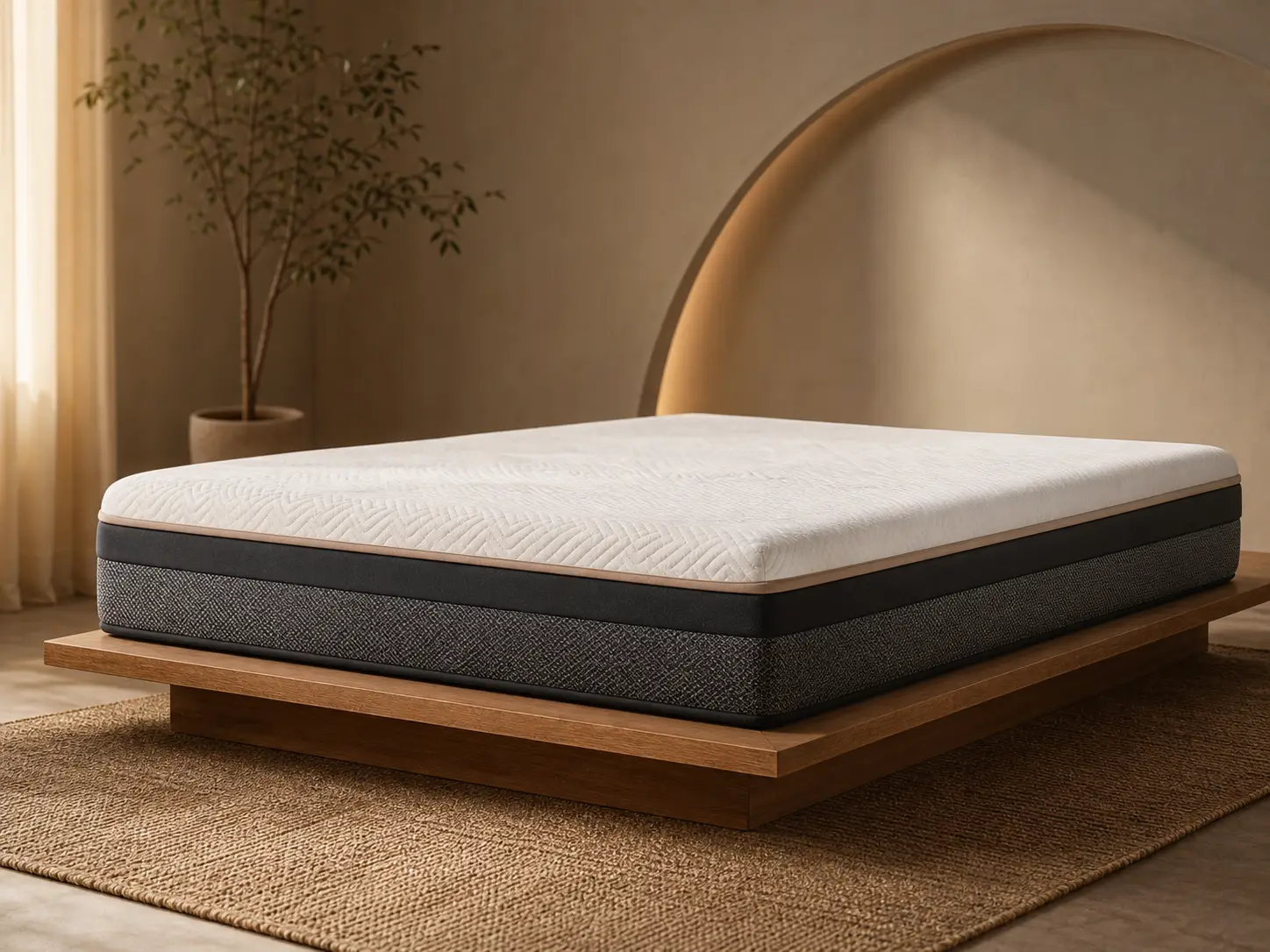 Spino smart mattress in a refined interior